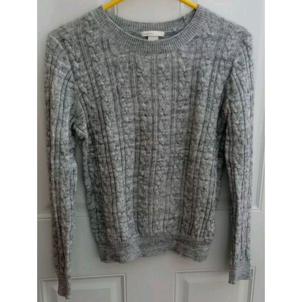 H&M Basic Knit Women's Sweater (Size: S) (Color: Gray) Used
